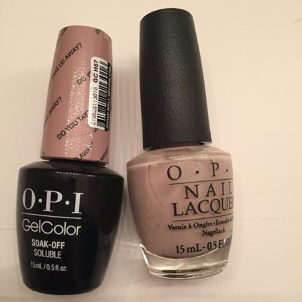 OPI gel and regular lacquer set, neutral new
